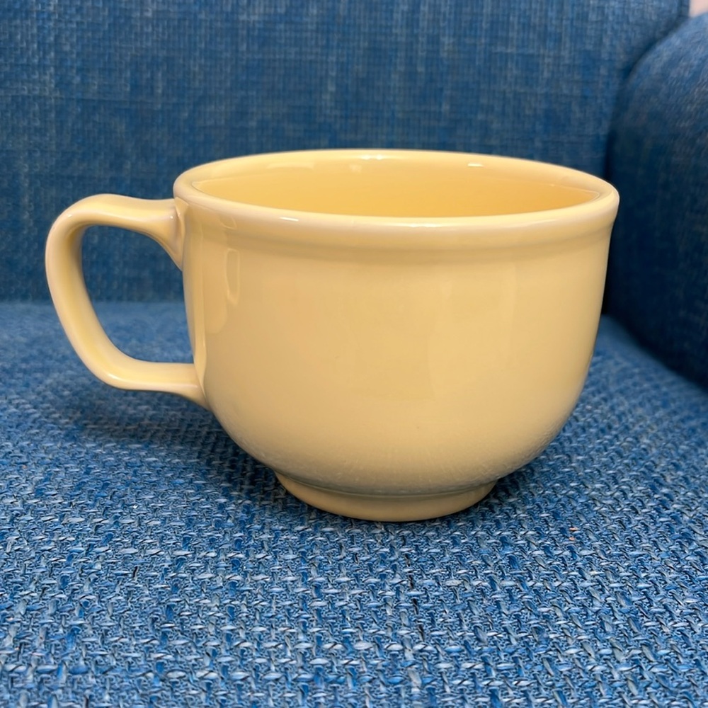 Yellow Homer Laughlin China Jumbo Mug